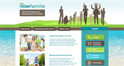 Desktop Screenshot of die-reisefamilie.de