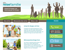 Tablet Screenshot of die-reisefamilie.de